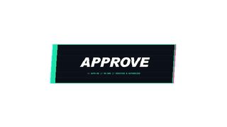Tech HUD Approve Badge - Auth-OK