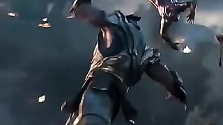 Captain America x mjolnir vs Thanos 💫💞👑