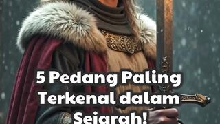 5 Pedang Paling Terkenal dalam Sejarah!