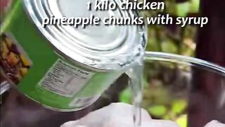 Chicken afritada with pineapple recipe