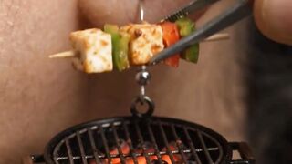 "Forget smoke alarms—this BBQ earring is about to set your feed on fire."