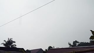 Finally, the rain came down