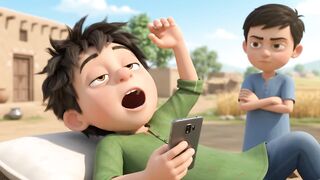😂 شرارتی مرغی اور دو دوست 🐔 | Funny Cartoon Story 🤣 #Shorts