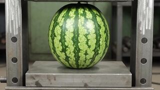 😮😳Hydraulic Press vs Watermelon 🍉😱
