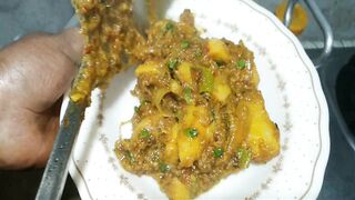 Bangan recipe  /aloo bangan recipe/ villagestyle recipe