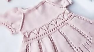 Baby woolen frock