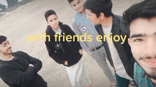 With friends enjoy time ????