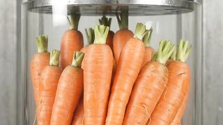 Carrot vs hydraulic press