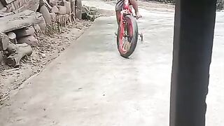 riding a bicycle. 🚲