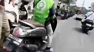 Fuel issue in Bali, long queue in every gas stations.