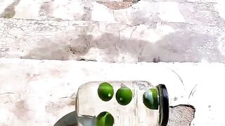Bottle cracking from stairs