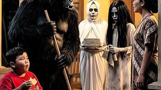 GENDERUWO NAGIH GAJI, POCONG MALAH DADI MANDOR! KABEH HANTU KABUR MERGA KERJA BAKTI! 👻🤣