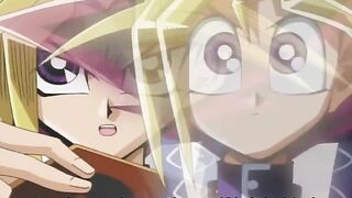 Atem summon Magician of Black Chaos to fight Pegasus