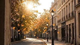 a video with a peaceful, relaxing, calm, and aesthetic atmosphere