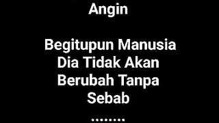 Angin ini bukan tentang angin