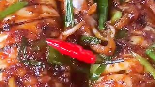Chili garlic squids recipe 2