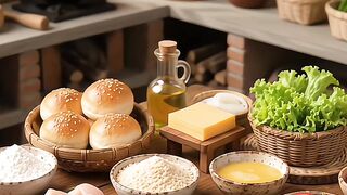 The World’s Tiniest Chicken Burger! 🍔🤏 | Mini Cooking ASMR