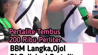 Pertalite 200 ribu perliter