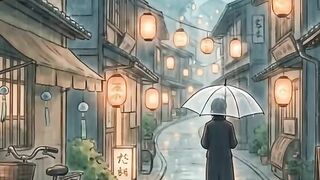 Let the rain fall outside while peace fills my little world.”