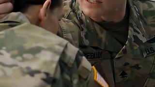 She Faced the Soldier… And Everyone Was STUNNED 😳🇺🇸 #shorts #usaarmy #usashorts #usa 2
