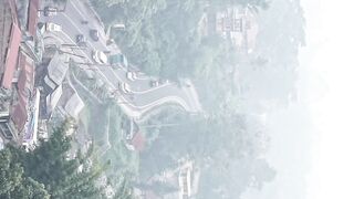 Drone city of berastagi
