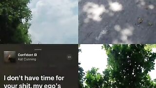 Peaceful Nature Vibes 🌿☁️ | Relaxing Music & Aesthetic Sky Views