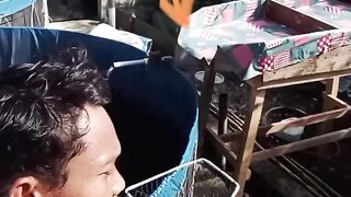 Home-scale catfish harvest 4