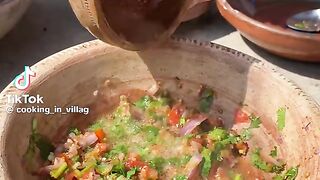 Cooking In Village