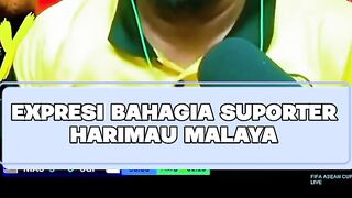 Momen suporter Malaysia dipank timnas Indonesia