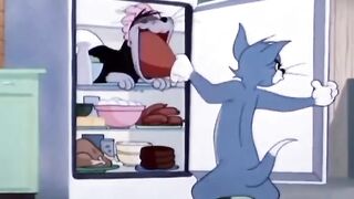 The biggest fridge heist ever pulled! Watch this baby cat outsmart everyone for the midnight roast!