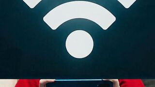 a boy suddenly loses wifi