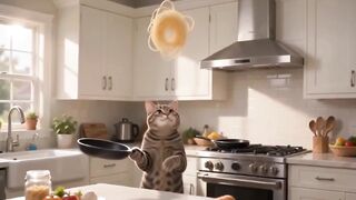 Total Chaos: When Cats Ruin Dinner Time!