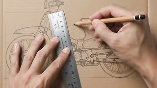 PoV : bikin motor dari kardus bekas