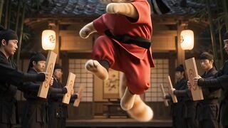 Cat performing ninja 😉 2
