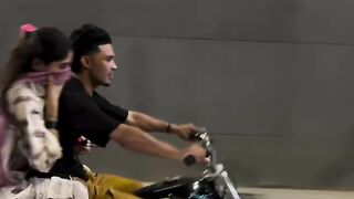 Bike riding with hotshot