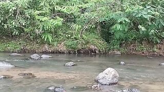 Swiming on the river