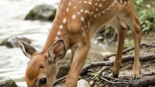 A Mother's Brave Rescue of Her Baby Deer 🦌❤️ Part 1