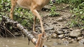 A Mother's Brave Rescue of Her Baby Deer 🦌❤️ Part 2