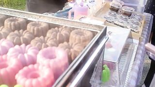Food court in car free day