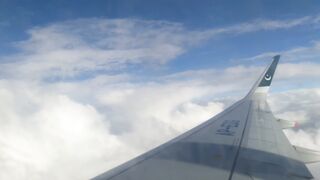 Amazing View From Airplane Window