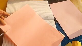 Paper Craft \\ How to make pencil and note book drawing