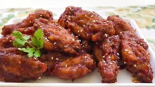 Saucy chicken wings