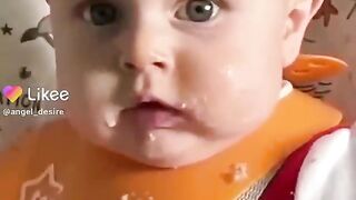 Quet and funny baby video