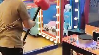My Husband Tried To Be THOR At The Arcade - His Reaction Is So Cute 😂