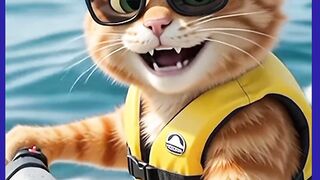 OLHA AI GATO ANDANO DE JETESK