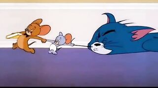 Baby Nibbles Pulled Tom’s Whisker LIKE A BOWSTRING! 🏹🐱 Watch Jerry’s Face When It Snapped! 💀😂