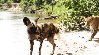 leopard vs jackal