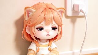 Recharging girl