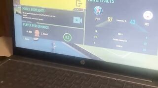 Beating me in fifa