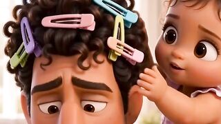 Mom, Dad, and Baby Girl, PIXAR ANIMATION 7